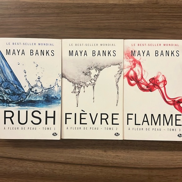 Série À fleur de peau, tome 1-3, livres en français, books in french - Picture 1 of 12